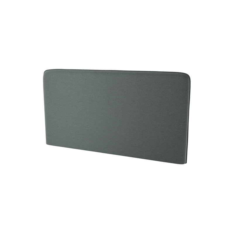 Barlatier Upholstered Headboard, King (150 x 200 cm), Graphite Grey