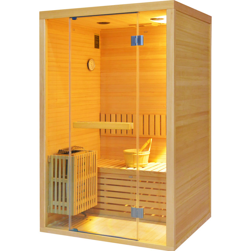 Oxford Infrared Sauna Room with Hemlock Wood