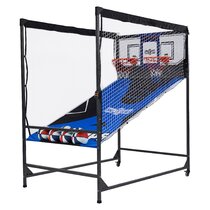 : ESPN 2-Player 23 inch Foldable Bounce Back Over The Door  Basketball Game : Toys & Games