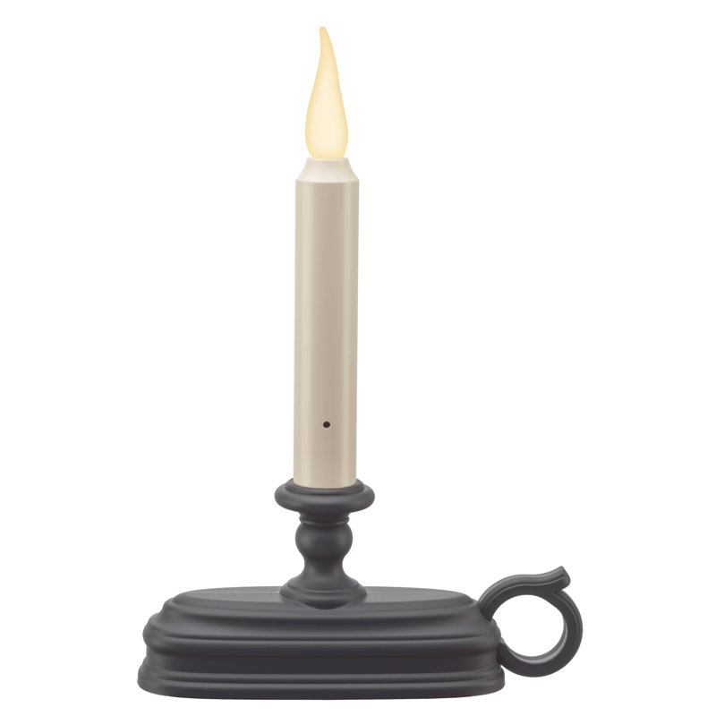 Unscented Flameless Battery Operated Candle, Aged Bronze