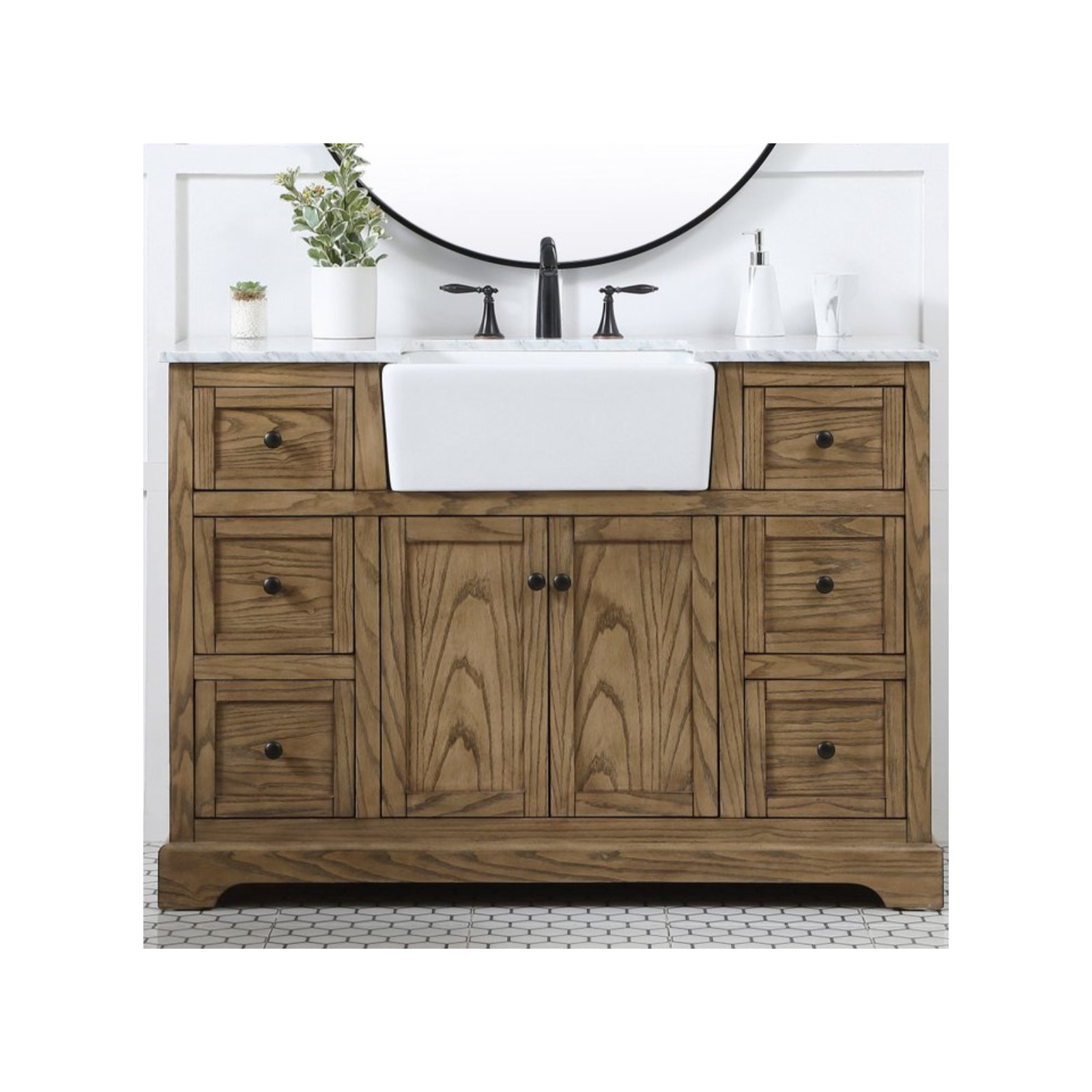 Pardue 48'' Single Bathroom Vanity, Driftwood