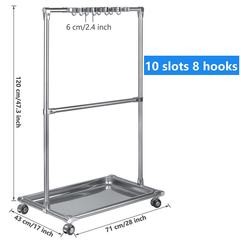 Floor Standing Cleaning Supplies Tool Cart