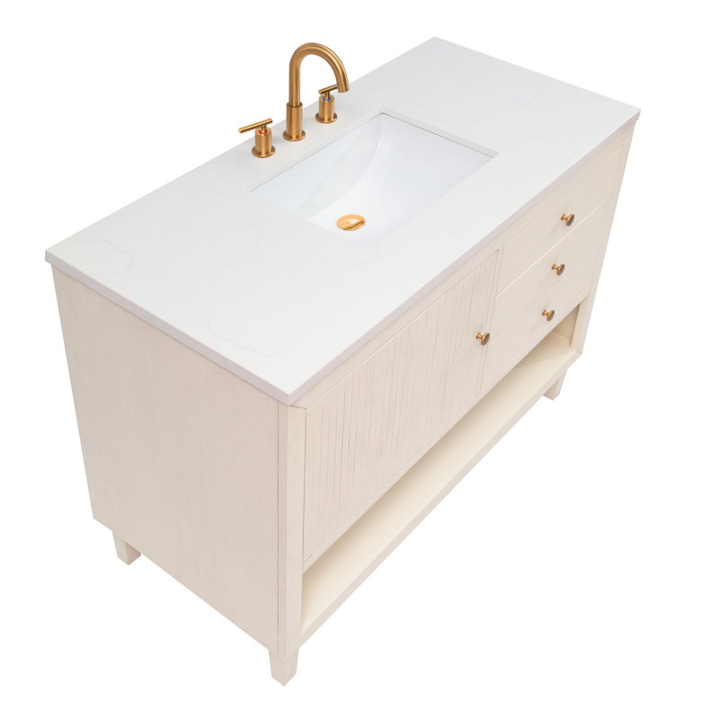 48.15'' Quartz Bathroom Vanity Top