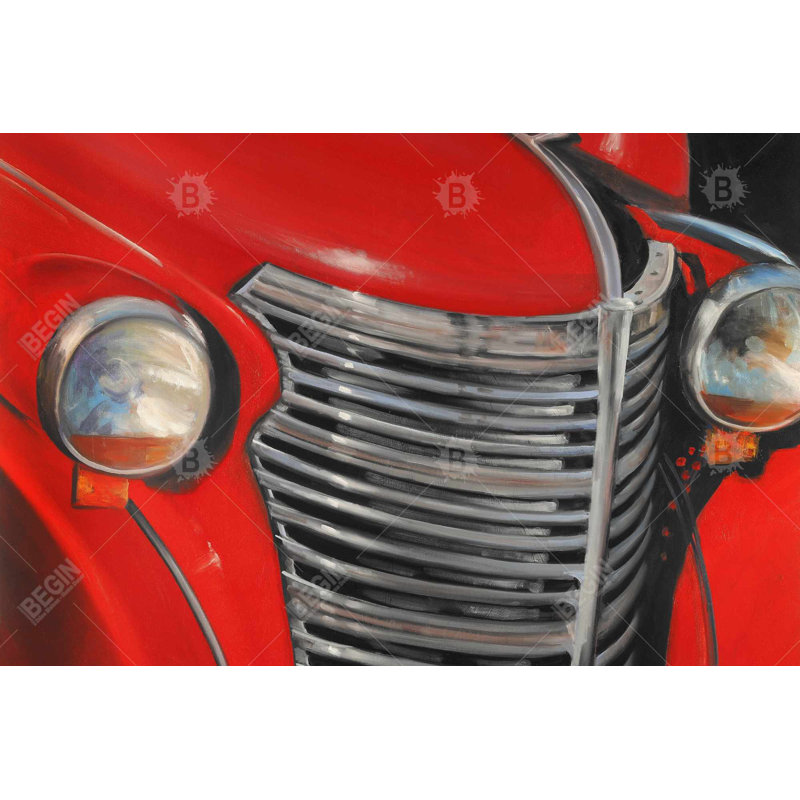 " 50's Car Grid Closeup "