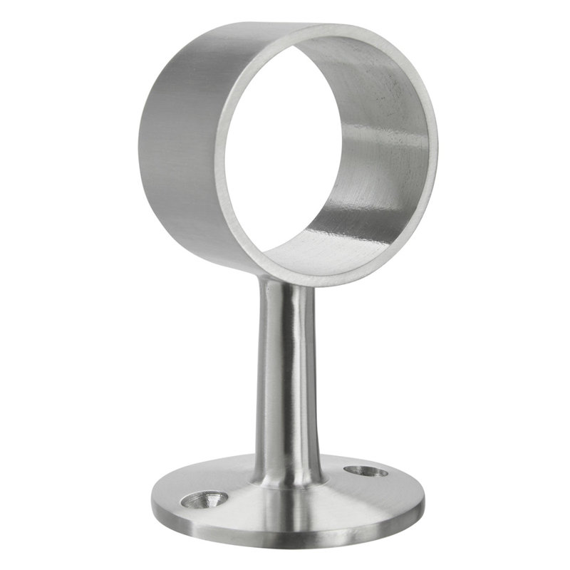 Flush Center Post, Satin Stainless Steel