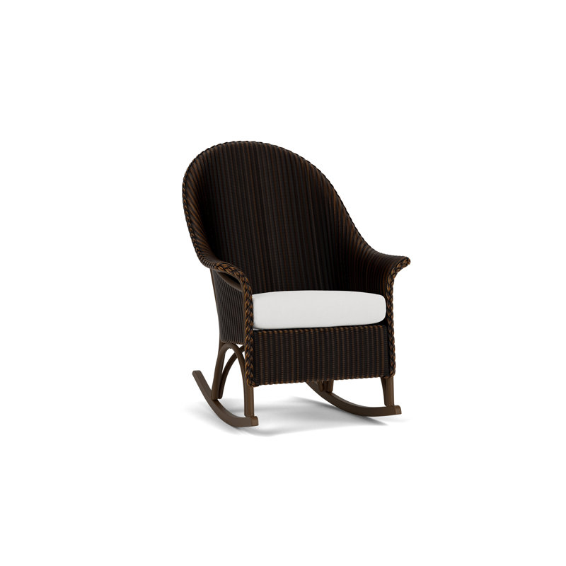 Universal Loom Accessories Outdoor Rocker Chair, Mink, Canvas Natural