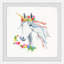 Jaelyn «Rainbow Unicorn II», reproduction encadrée-26399072
