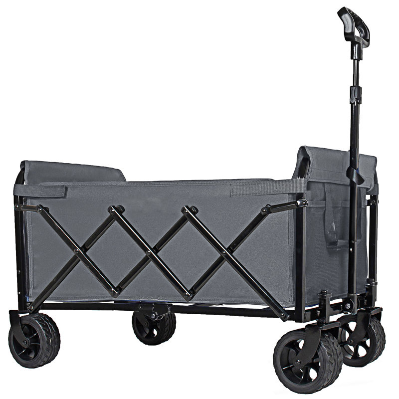 Expandable Dual-Layer Utility Wagon, Gray