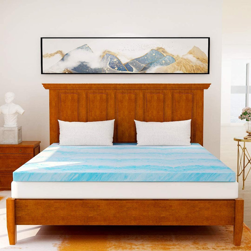 Fairbury Medium Gel Memory Foam Mattress in a Box, California King, 8"