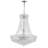 Crystal 28" Chrome Chandelier for Dining Rooms Foyers Entryways Living Rooms, 18-Light with E12 Bulb Base-1519978749-1602715697