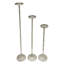 Bougeoirs décoratifs modernes - Ensemble de 3 grands chandeliers de sol en métal pour bougies piliers, parfaits pour les centres de table, les salles à manger et les décorations pour la maison, 26 po, 32 po, 40 po-946476230