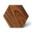 Honey Comb Solid Wood Block End Table