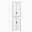 Meuble-lavabo autoportant avec un design moderne et élégant, plusieurs options de rangement, des portes à charnières amortissantes et une finition durable pour les salles de bain organisées