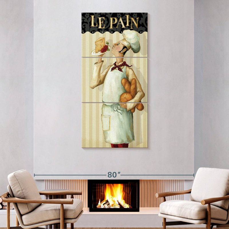 Chef-d'œuvre des chefs III, H 75 po x l 36 po