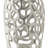 Bodo Gold Aluminum Metal Coral Cutout Coral Decorative Vase, 10" x 10" x 40"-695286579-678916528