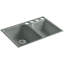 Executive Chef™ 33" L x 22" W Undermount Kitchen Sink with 4 Oversize Faucet Holes-6918217
