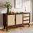 Ailia 58" 3 Drawer Sideboard Fully Assembled-1129374791