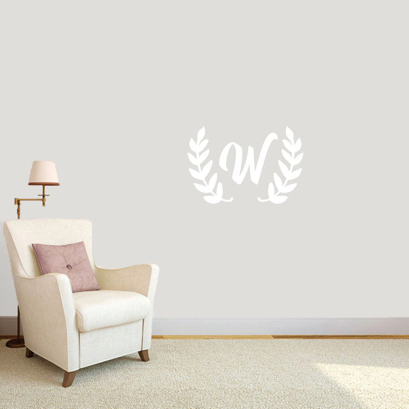 Adhésif décoratif couronne olive, Blanc, Oui