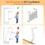Armoire à chaussures avec rangement 47,2 pouces à 4 compartiments 1 tiroir-947463343