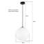 Kiryazov 1 - Light Black Globe Glass Pendant