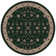 Alminus Isfahan Emerald Oriental Area Rug