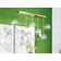 Anusca 7 - Glass Modern Orb Linear Chandelier