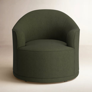 Rumi Upholstered Swivel Barrel Chair