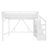Riott Metal Loft Bed with Storage Stairs, Wardrobe, USB Ports & LED Lighting-122581926-122581927