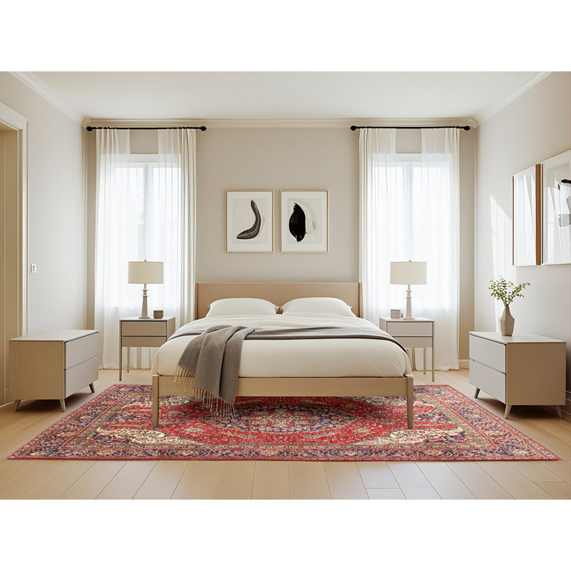 Oriental Indoor Rug, Rectangle 5' x 8'