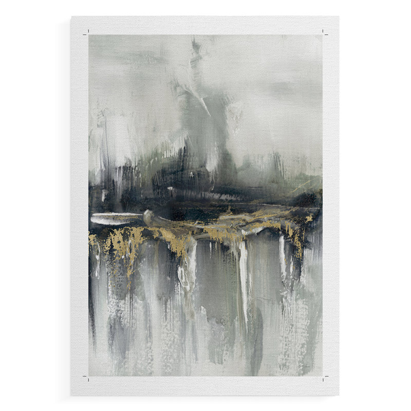 Indyscape et or - impression sur toile seulement - non encadrée, H 48 po x l 32 po
