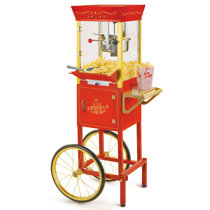 Olde Midway 640 W 4 oz. Red Vintage Style Popcorn Machine with