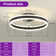 20'' Modern LED Ceiling Fan with Light and Remote Control