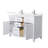Beckett 48" Freestanding Double Bathroom Vanity with Quartz Top-108352011-108352013-108352016