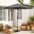 Aislynn 3m Traditional Parasol with LED Light-670096287