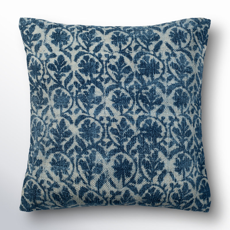 Sonoma Floral Cotton Throw Pillow