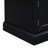 Storage Bench With 2 Drawers And 2 Cabinets, Shoe Bench With Removable Cushion For Living Room, Entryway (Black)-119861191