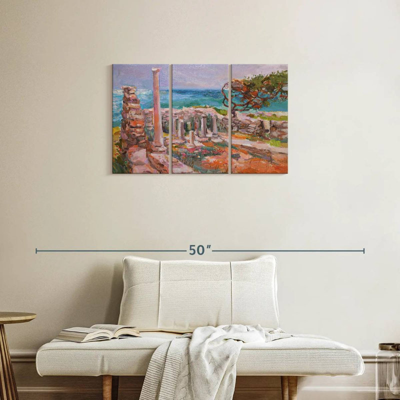 Lilie Aegean Sea Colonnes, H 20 po x l 33 po