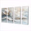 Vagues grises et blanches de l'introsection III - art mural blanc - décoration murale moderne-1234562790-1234562795
