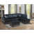 Dark Blue Microfiber