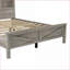 Ensemble de mobilier de chambre à coucher pour grand lit 3 pièces avec tête de lit et rangement Station de charge, table de chevet, commode | Gris ardoise | Panneau de particules-1042347611-1042347613