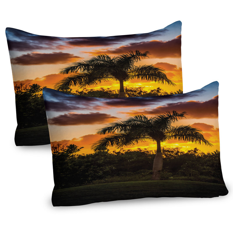 Ensemble de 2 taies décoratives tropicales Ambesonne, H 20 po x l 36 po