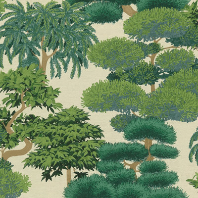 Havana 2 Collection Tree Tops Wallpaper Roll