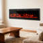 17 Stories Black Electric Fireplace Insert-73073496