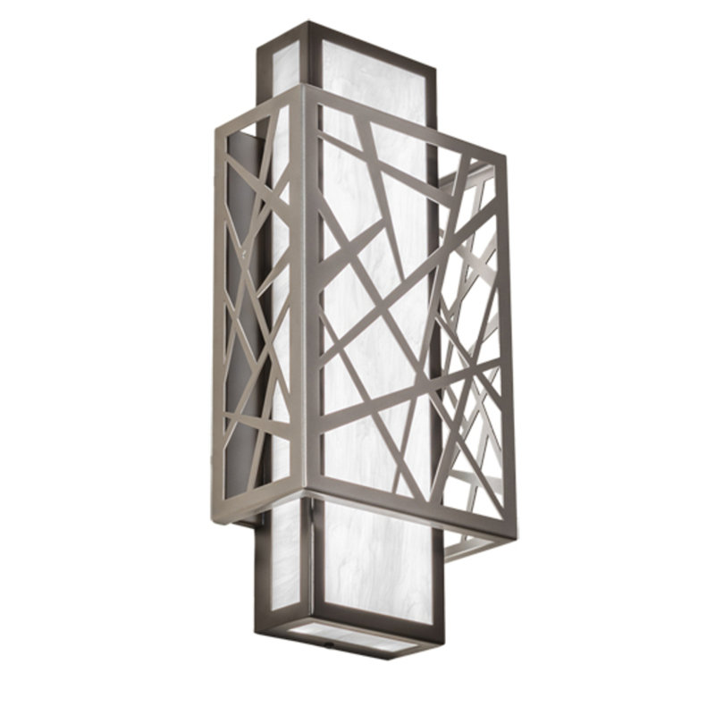 Quadrato Steel LED Flush Mounted Sconce