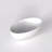 67 Inch Freestanding Solid Surface Soaking Bathtub