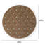 Ensemble de napperons perlés à la main avec motif symétrique scintillant pour une décoration de Noël luxueuse-98272019
