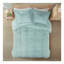 Ensemble d'édredon en fausse fourrure à poil long bleu simple / simple TG - literie moelleuse moelleuse avec rembourrage en polyester hypoallergénique-122655320-122655323