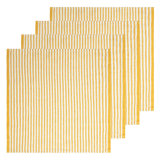 Linen Striped Square Napkin