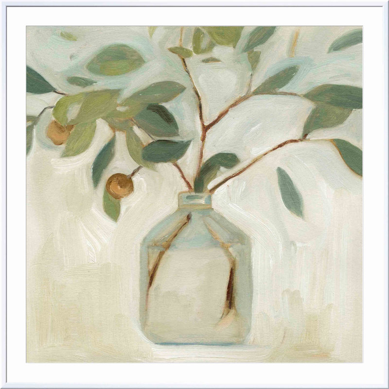 " Neutral Arrangement I " Painting Print, White, 34.09" H x 34.09" W x 1.1" D