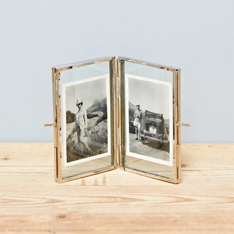 Metal Picture Frame, Silver, 12cm x 16.5cm